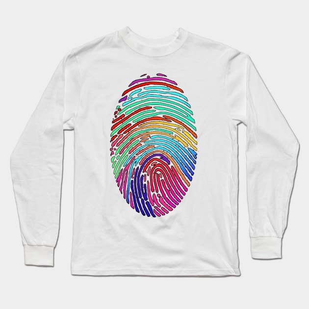 L'empreinte que je suis unique Long Sleeve T-Shirt by t-shiit